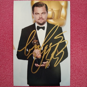 莱昂纳多·迪卡普里奥 亲笔签名照片 小李子定制明星周边to签礼物