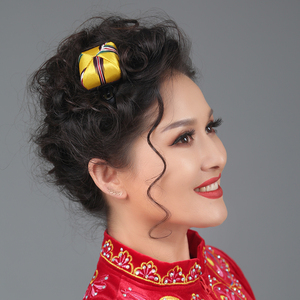 新疆舞蹈服发饰民族风四角帽发卡广场舞表演演出艾德莱斯特色头饰