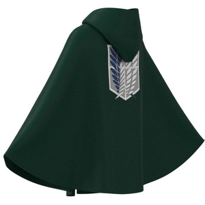 cos进击的巨人艾伦自由之翼兵长斗篷披风服装万圣诞节活动表演服