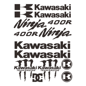 适用于小忍者400r摩托车贴 个性反光防水装饰车贴纸 650r车标贴画
