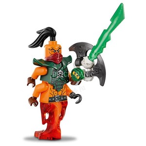 lego 幻影忍者 人仔 njo195 纳达可汗 配巨灵刀 70605 厄运堡垒号