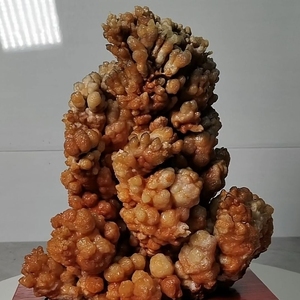 喜得钟乳石摆件一方,大自然孕育的精品,全部玉化,珠光宝气