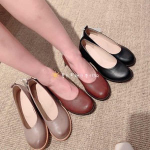 9折包邮包税 pallas palace 2月日本制羊皮单鞋ppps-1210z