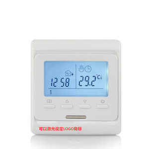 menred地暖E51温控器汗蒸房面板壁挂炉温度控制曼瑞德电热板温控