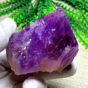 天然紫黄晶水晶原石资料库发电机水晶柱摆件城堡教堂水晶骨干e996