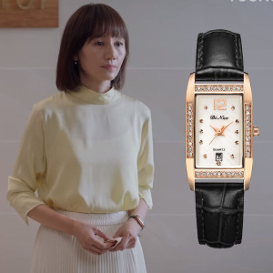 相逢时节宁宥袁泉同款手表女士长方形小表盘2022年新款皮带女表