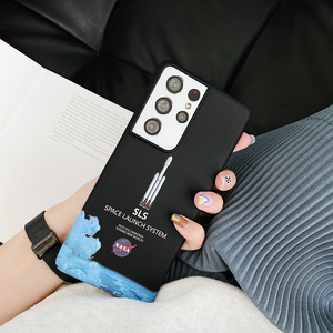 适用三星s21ultra手机壳潮牌nasa全包磨砂note20超薄个性创意硬壳