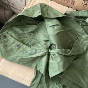 加厚工作服78式装甲兵冬工作服军绿色涤卡工作套服套装夹克式马裤