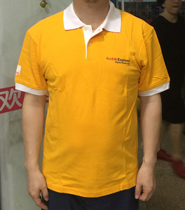 正版柯达连锁店kex店员工作服t恤夹克柯达公司加盟店 kex制服t恤