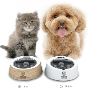来旺兄弟宠物智能称重碗猫碗保护颈椎狗食盆狗碗猫咪饭碗泰迪用品