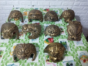 盔甲甲片 中国盔甲甲胄吞兽 (一个的标价)