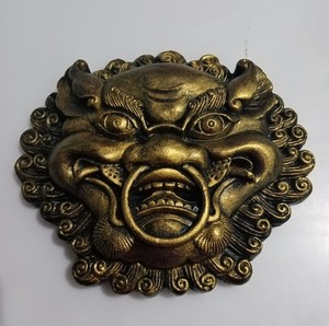 盔甲甲片 中国甲胄盔甲兽吞 吞腹兽配件