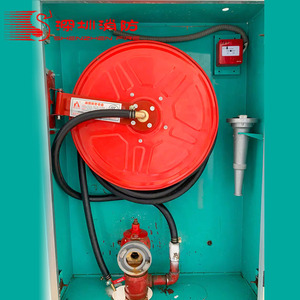 消防软管卷盘25米消防箱水盘水管水带消防栓配件器材箱消火栓箱空