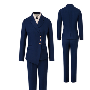 凤祥银楼夏季工作服女店员套装中国黄金珠宝金店工装制服厂家定制