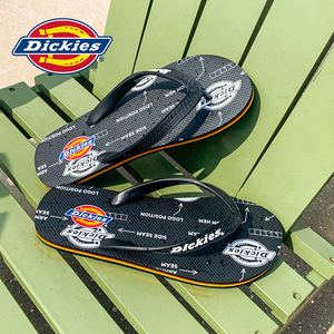 dickies迪克斯人字拖男士拖鞋防滑夏潮流室外便携速干舒适凉拖鞋