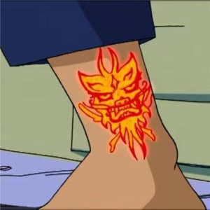 向南 成龙历险记小玉纹身贴 仿真刺青彩绘男女脚踝 防水持久