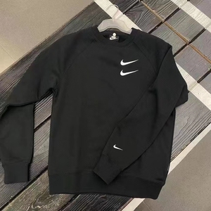 耐克nike swoosh 2020新款双钩男女圆领保暖加绒卫衣