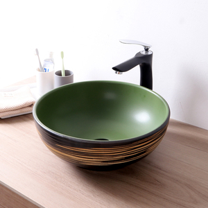 迷你台上盆小尺寸35cm北欧风圆形洗手盆阳台小水盆洗漱盆单个浴室