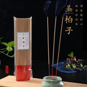 圣柏子塔尔寺竹签香竹脚立香一真天然真香净化空气佛熏香室内原木