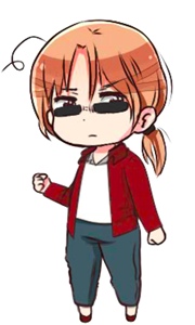 帝都动漫cosplay假毛 cos 黑塔利亚 aph加拿大异色 定做假发