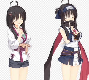 帝都动漫cosplay假发 千恋万花cos 常陆茉子 定做假发