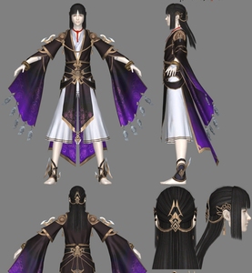 cosplay假毛cos天刀 唐门男傀儡t6 小玉 沧海云帆定做假发