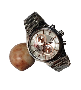 小霸王手表/vgasy蓝宝石镜面 乌钢带表男士时尚腕表 4162