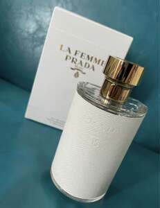 prada普拉达白淑女女士香水香氛la femme清新淡雅