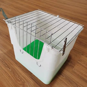 兔笼产仔箱塑料内置母兔子产箱兔笼用产仔窝塑料加高款兔子产房盒