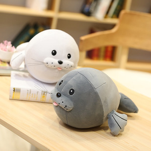 可爱海狮毛绒玩具柔软卡通公仔动漫女孩女生夹腿礼物宝宝动物玩偶