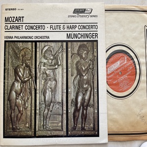 头版LP*明辛格 指挥/ 莫扎特.单簧管.长笛 竖琴 协奏曲 黑胶唱片