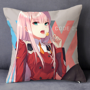 darling in the franxx国家队手办周边抱枕02鹤望兰动漫舒适枕头
