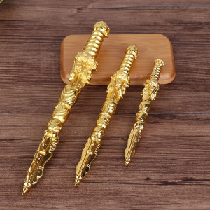 韦陀法器金刚宝杵降魔杵韦陀佛像配件合金打神鞭韦驮鞭姜子牙武器