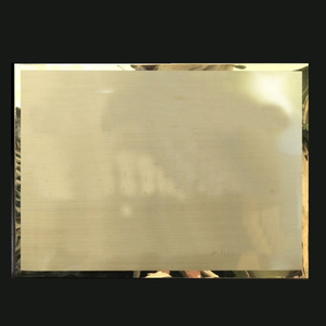 立等可取uv打印公司招牌门牌空白亮边拉丝40乘60cm钛金材料金属牌