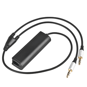 呼叫中心话务员专用RJ09耳机耳麦转换3.5mm双插头单插头USB使用