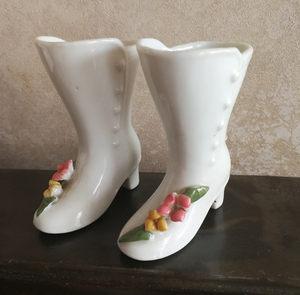 瓷鞋摆件,小瓷鞋1双