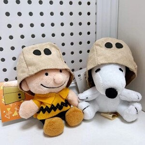 史努比卡通查理纸袋头套毛绒公仔儿童玩具娃娃玩偶挂件