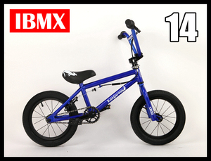 新款IBMX14寸入门儿童bmx小轮车整车 自行车 Kangaroo 大海蓝