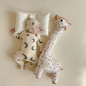 长颈鹿安抚陪睡玩偶宝宝玩具婴儿抱枕抱睡娃娃毛绒公仔女生夹腿