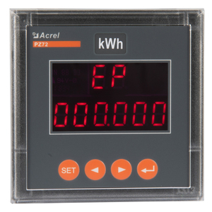 安科瑞 三相多功能电表 数码管显示 面板式安装pz72l-e4(lcd显示)