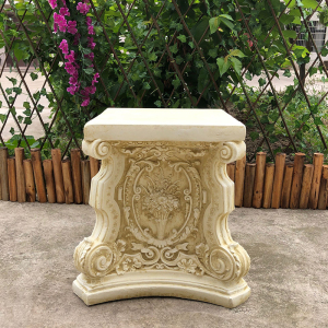 欧式罗马柱花园装饰庭院摆件花盆底座天使人物雕像婚庆路引摆设