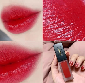ysl圣罗兰黑丝绒哑光唇釉205 蔷薇先锋日期19年11月