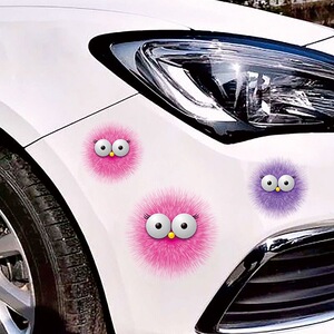 汽车补丁贴纸车身小划痕凹陷擦伤遮挡车贴创意个性电动车卡通贴画