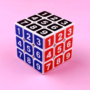 儿童数字三阶魔方块智力开发小学生初学者磨砂3阶益智减压玩具