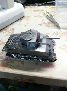 3D金属军事拼装模型合金M4谢尔曼坦克成人diy男女孩生日礼物成品