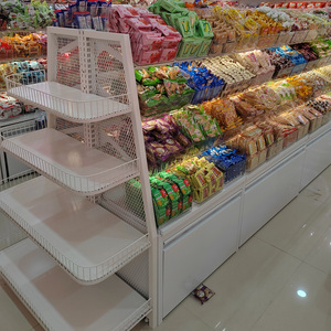 休闲食品货架单面