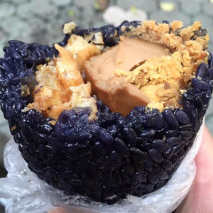 芳婆糕团店 芳婆乌饭团 粢饭团 乌饭 真空 南京特产 南京传统美食