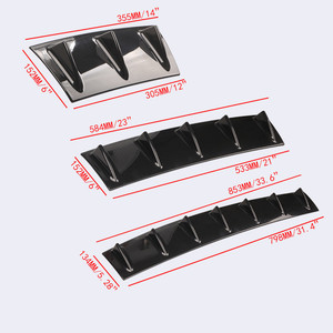 ebay跨境热销汽车改装用品后保险杠底盘鲨鱼鳍底盘导流板配件