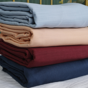 力荐好货高品质天丝亚麻床单尾单被套单件纯色天丝麻睡单2.3x2.