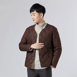 青年羽绒棉衣男士内胆加绒加厚修身保暖中老年人轻薄棉袄防寒内穿